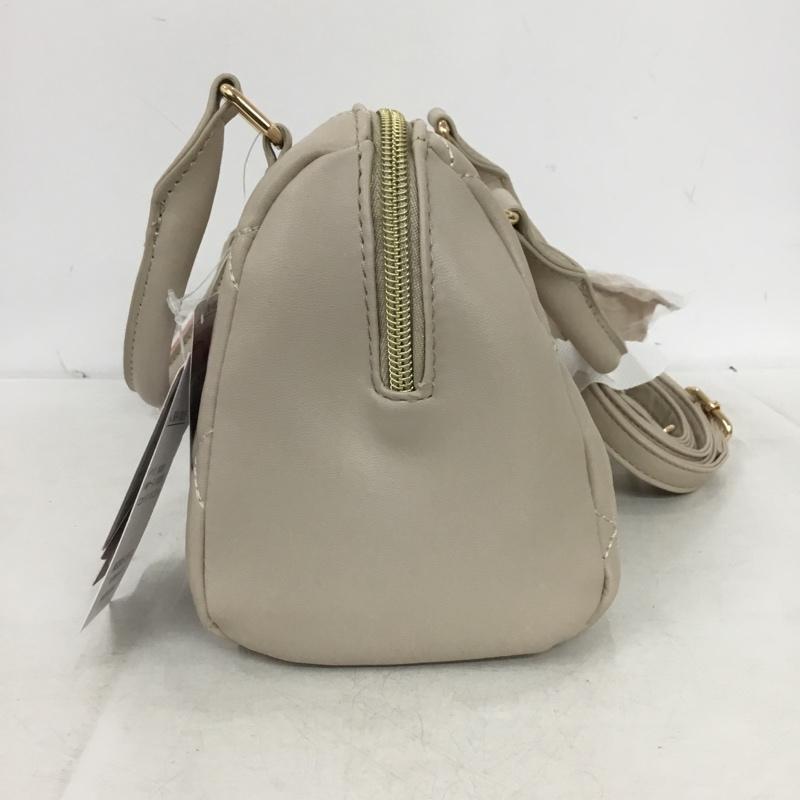 メルミー melume ハンドバッグ ハンドバッグ 3点セット 小物ケース エコバッグ 無地 ベージュ / ベージュ / beige レディース USED 古着 中古 10161063