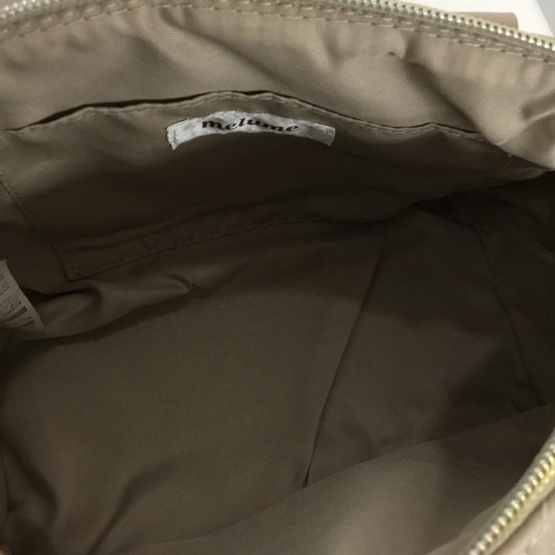 メルミー melume ハンドバッグ ハンドバッグ 3点セット 小物ケース エコバッグ 無地 ベージュ / ベージュ / beige レディース USED 古着 中古 10161063
