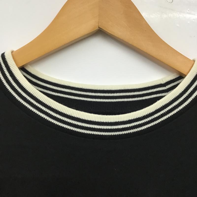 シュプリーム Supreme カットソー 長袖 長袖カットソー プリントカットソー クルーネック M ロゴ、文字 黒 / ブラック / black メンズ USED 古着 中古 10161065