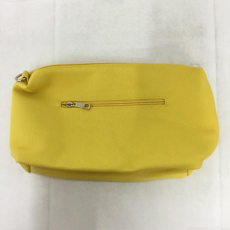 ドゥクラッセ DoCLASSE トートバッグ トートバッグ 15401-270-F 本革 パンチング 3WAYバッグ タグ付き 無地 茶 / ブラウン / brown X 黄 / イエロー / yellow レディース USED 古着 中古 10161066