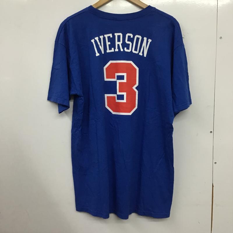 アディダス adidas Tシャツ 半袖 半袖カットソー プリントTシャツ クルーネックカットソー L ロゴ、文字 青 / ブルー / blue メンズ USED 古着 中古 10161068