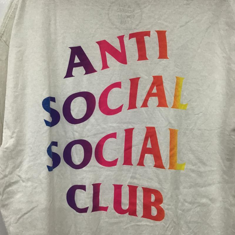 アンチソーシャルソーシャルクラブ ANTI SOCIAL SOCIAL CLUB Tシャツ 半袖 半袖カットソー プリントTシャツ クルーネックカットソー XL ロゴ、文字 白 / ホワイト / white メンズ USED 古着 中古 10161069
