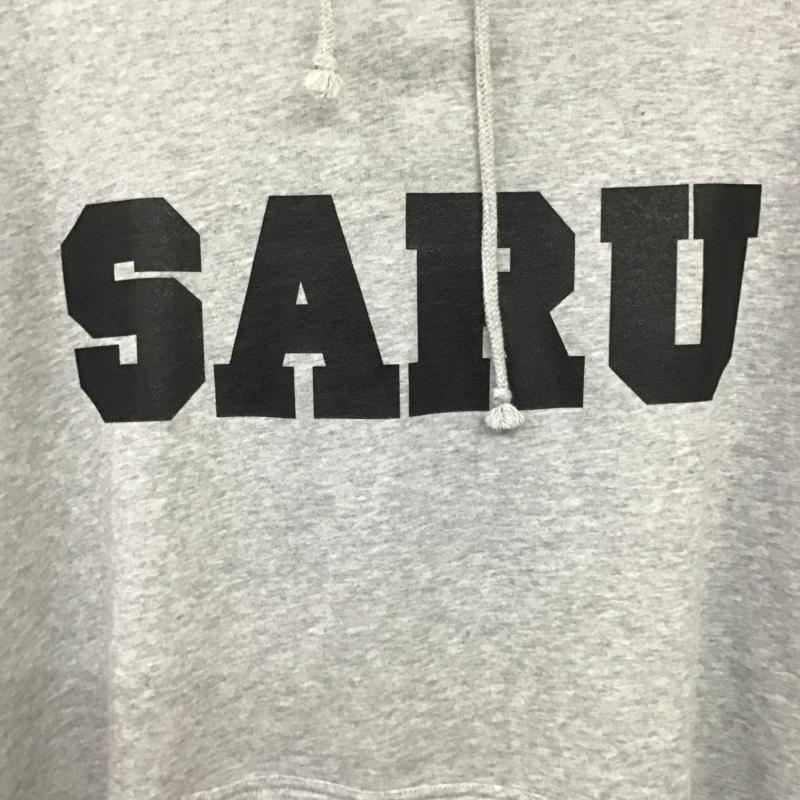 サンタスティック SANTASTIC! パーカー 長袖 長袖パーカー プルオーバーパーカー スウェット XL ロゴ、文字 灰 / グレー / gray メンズ USED 古着 中古 10161071