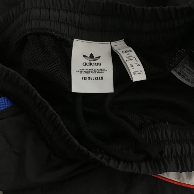 アディダス adidas パンツ ワークパンツ、ペインターパンツ ナイロンパンツ ワイドパンツ カジュアルパンツ ジャージ S ロゴ、文字 黒 / ブラック / black メンズ USED 古着 中古 10161074