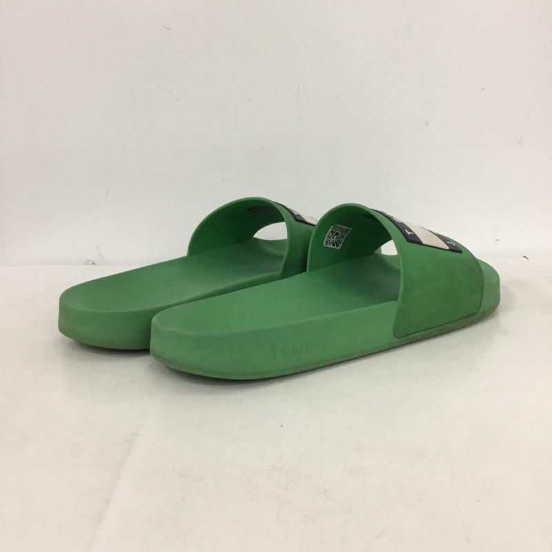 トミー ジーンズ TOMMY JEANS サンダル サンダル プールスライドサンダル シャワーサンダル 26cm 26.0cm ロゴ、文字 緑 / グリーン / green メンズ USED 古着 中古 10161075