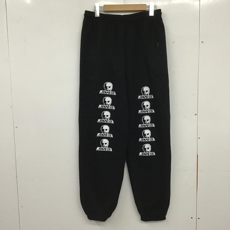スカルスケーツ SKULL SKATES パンツ ワークパンツ、ペインターパンツ スウェットパンツ ワイドパンツ カジュアルパンツ M ロゴ、文字 黒 / ブラック / black メンズ USED 古着 中古 10161076