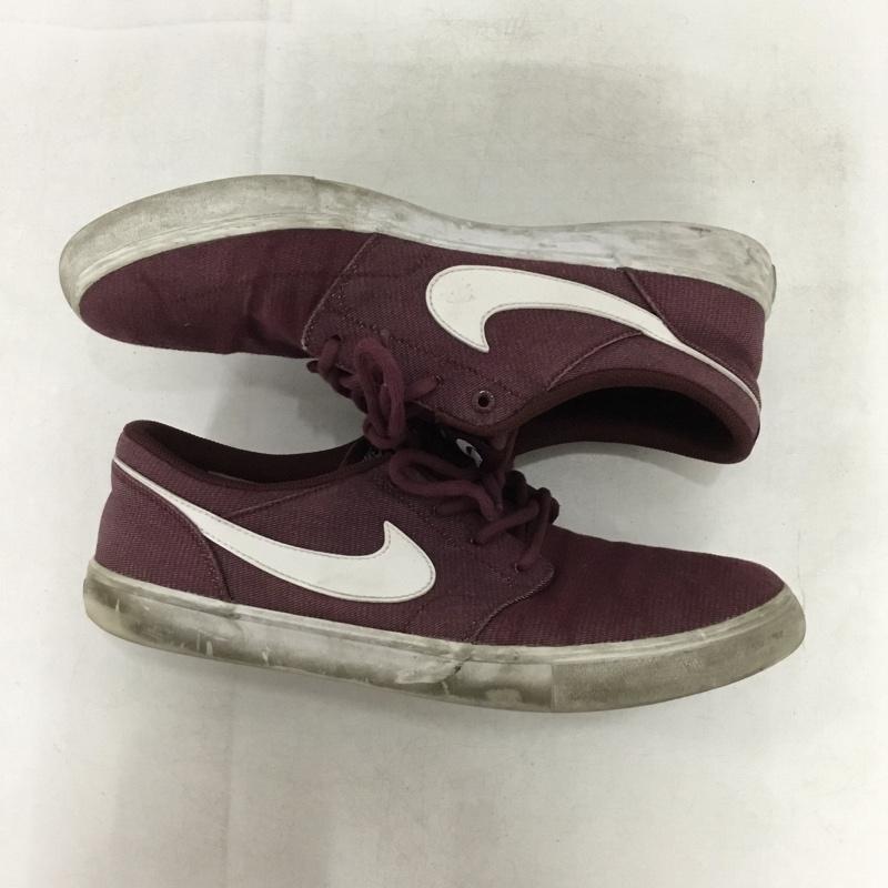 ナイキ NIKE スニーカー スニーカー 880269-610 Portmore 2 Canvas Premium SB 26.5cm 26.5cm ロゴ、文字 ボルドー / ボルドー / メンズ USED 古着 中古 10161077