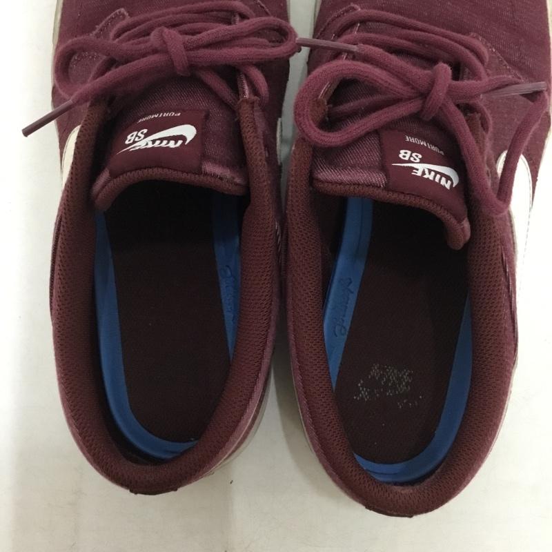 ナイキ NIKE スニーカー スニーカー 880269-610 Portmore 2 Canvas Premium SB 26.5cm 26.5cm ロゴ、文字 ボルドー / ボルドー / メンズ USED 古着 中古 10161077