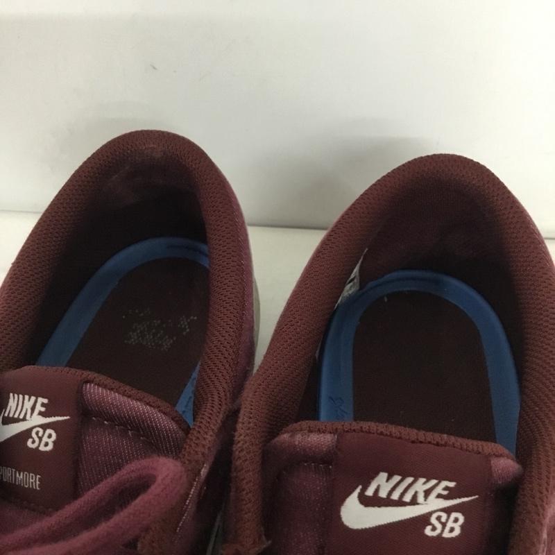 ナイキ NIKE スニーカー スニーカー 880269-610 Portmore 2 Canvas Premium SB 26.5cm 26.5cm ロゴ、文字 ボルドー / ボルドー / メンズ USED 古着 中古 10161077