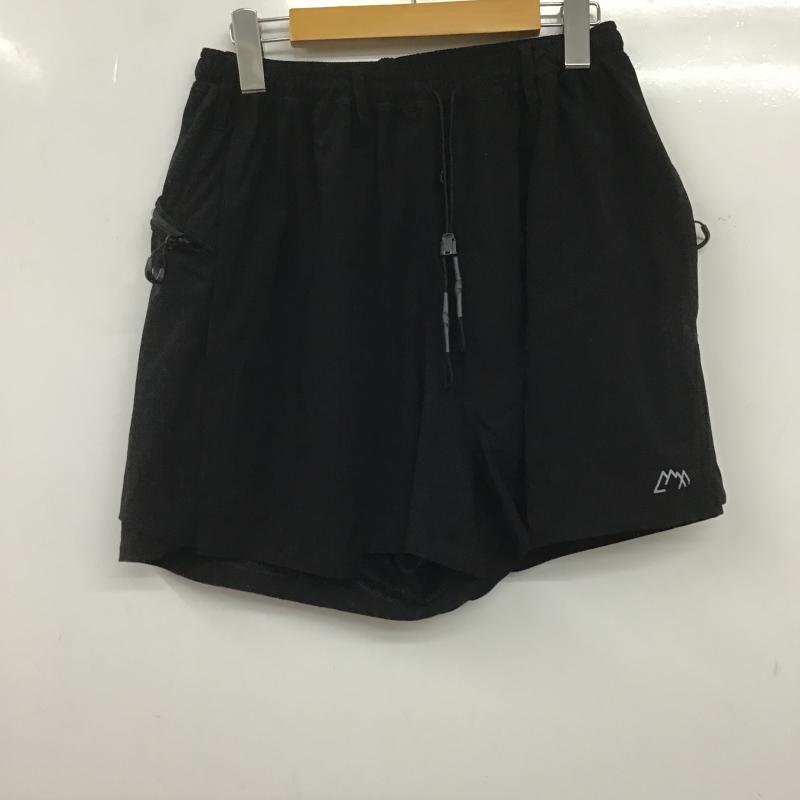 シーエムエフアウトドアガーメント CMF OUTDOOR GARMENT パンツ ショートパンツ ショートパンツ ハーフパンツ カジュアルパンツ S ロゴ、文字 黒 / ブラック / black メンズ USED 古着 中古 10161079
