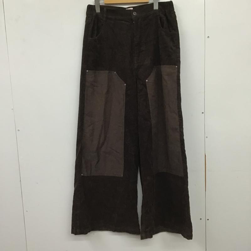 インナーピース THE INNER PEACE パンツ ワークパンツ、ペインターパンツ theinnerpeacecorduroypants ワイドパンツ コーデュロイパンツ L 無地 ダークブラウン / ダークブラウン / メンズ USED 古着 中古 10161081