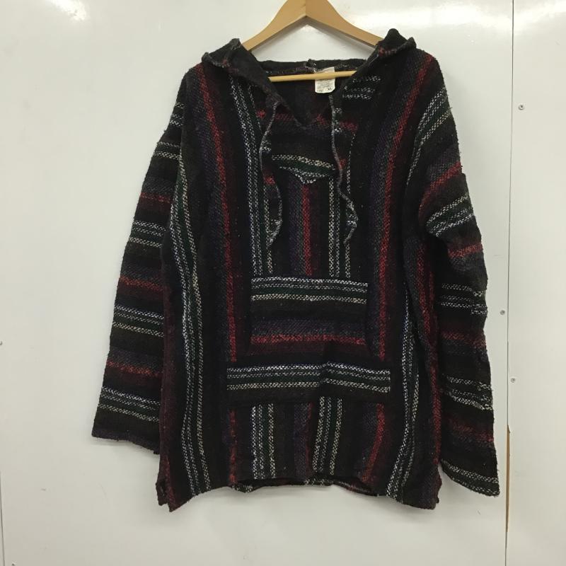 古着 USED パーカー 長袖 長袖パーカー プルオーバーパーカー メキシカンパーカー XL プリント マルチカラー / マルチカラー / multicolor メンズ USED 古着 中古 10161083