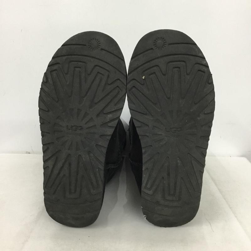 アグ UGG ブーツ 一般 5815 W CLASSIC TALL ムートンブーツ 23cm 23.0cm ロゴ、文字 黒 / ブラック / black レディース USED 古着 中古 10161085