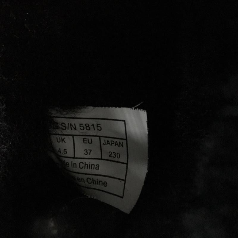 アグ UGG ブーツ 一般 5815 W CLASSIC TALL ムートンブーツ 23cm 23.0cm ロゴ、文字 黒 / ブラック / black レディース USED 古着 中古 10161085