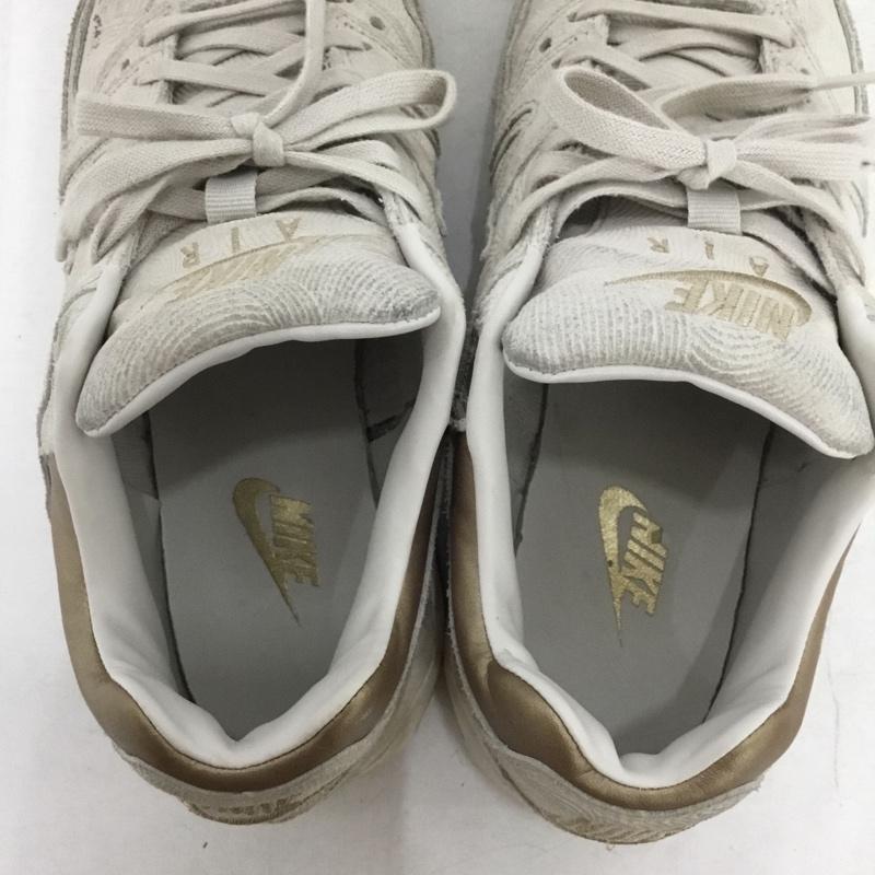 ナイキ NIKE スニーカー スニーカー 718896-009 WMNS AIR MAX COMMAND PRM 24.5cm 24.5cm ロゴ、文字 ベージュ / ベージュ / beige X 金 / ゴールド / gold color レディース USED 古着 中古 10161087