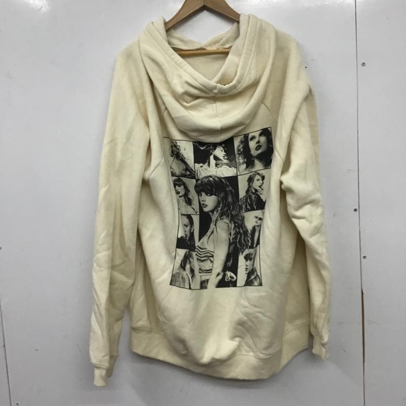 古着 USED パーカー 長袖 長袖パーカー プルオーバーパーカー スウェット L ロゴ、文字 アイボリー / アイボリー / メンズ USED 古着 中古 10161088