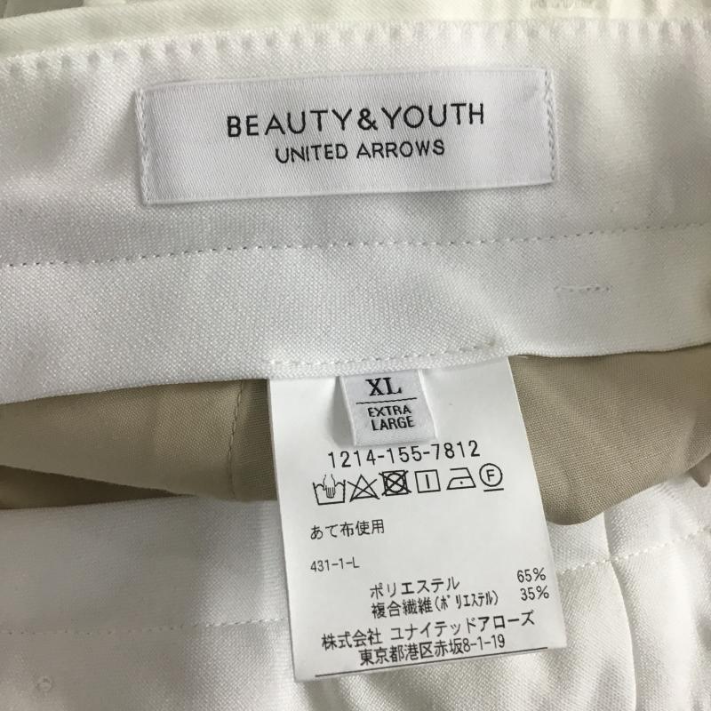 ビューティアンドユースユナイテッドアローズ BEAUTY&YOUTH UNITED ARROWS パンツ チノパン チノパン スリムパンツ ストレッチパンツ XL 無地 白 / ホワイト / white メンズ USED 古着 中古 10161091