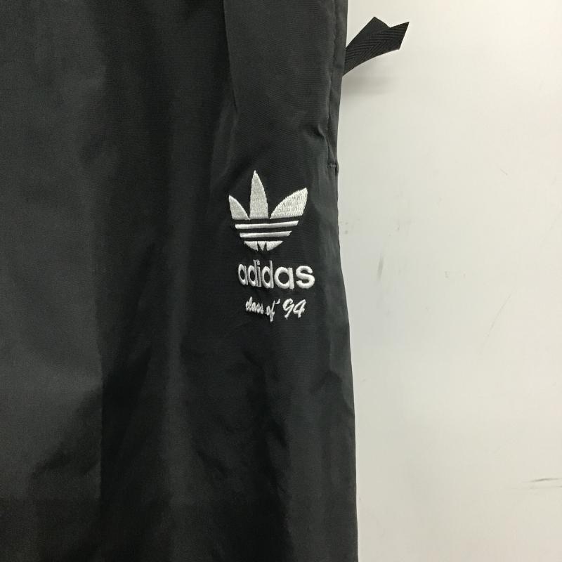 アディダス adidas パンツ ワークパンツ、ペインターパンツ ナイロンパンツ ワイドパンツ カジュアルパンツ M ロゴ、文字 ダークグレー / ダークグレー / メンズ USED 古着 中古 10161093