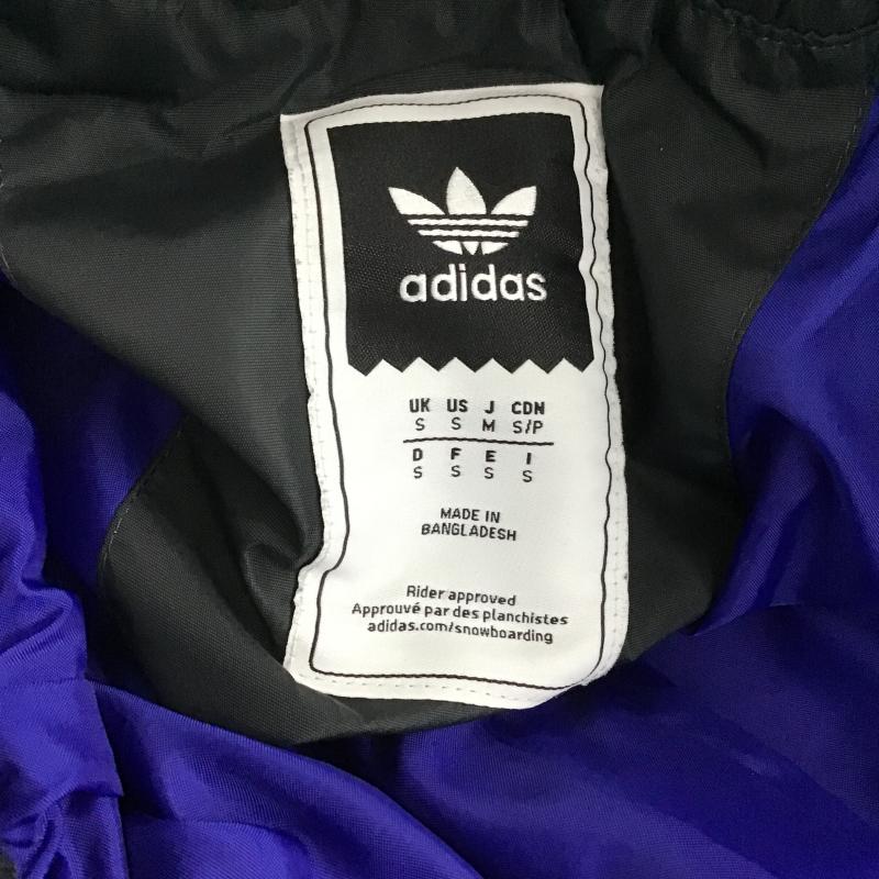 アディダス adidas パンツ ワークパンツ、ペインターパンツ ナイロンパンツ ワイドパンツ カジュアルパンツ M ロゴ、文字 ダークグレー / ダークグレー / メンズ USED 古着 中古 10161093