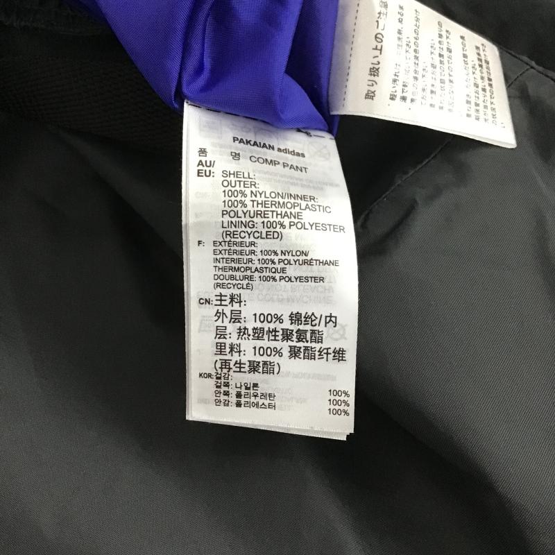 アディダス adidas パンツ ワークパンツ、ペインターパンツ ナイロンパンツ ワイドパンツ カジュアルパンツ M ロゴ、文字 ダークグレー / ダークグレー / メンズ USED 古着 中古 10161093