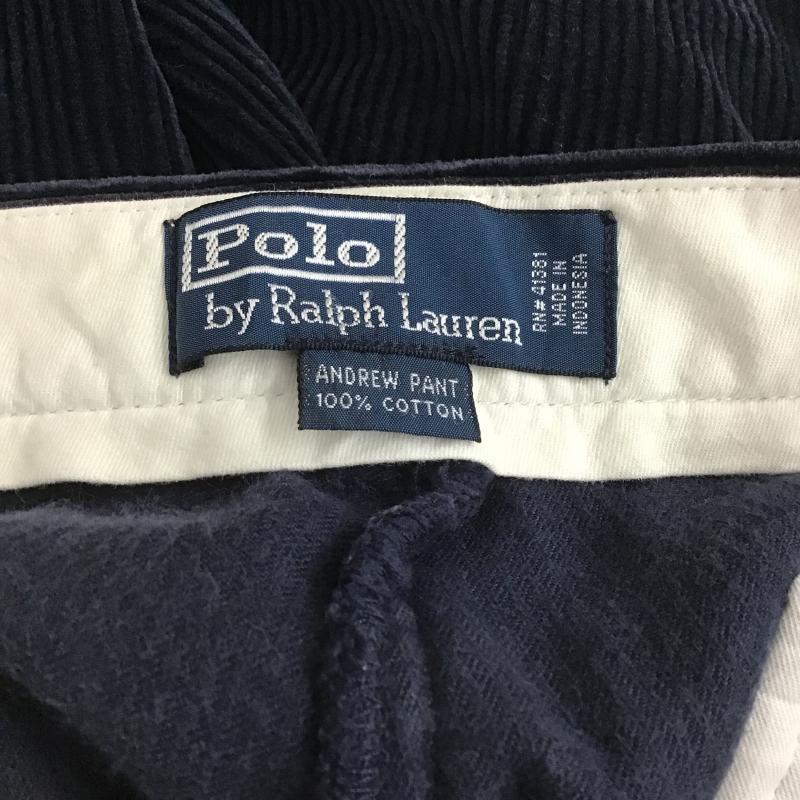 ポロバイラルフローレン Polo by RALPH LAUREN パンツ ワークパンツ、ペインターパンツ コーデュロイパンツ ワイドパンツ カジュアルパンツ 無地 紺 / ネイビー / navy メンズ USED 古着 中古 10161095