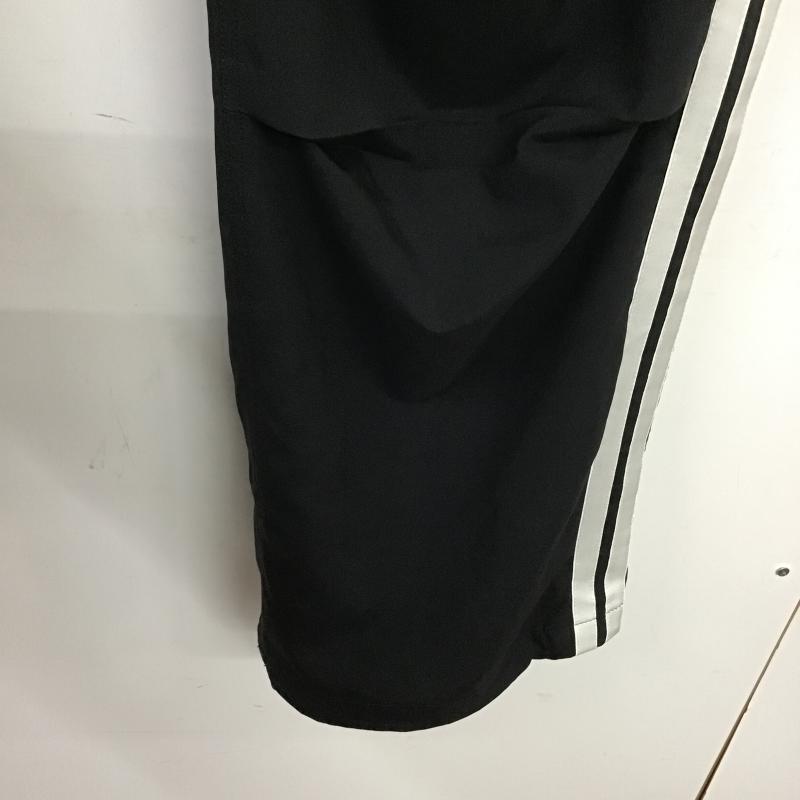 アディダス adidas パンツ ワークパンツ、ペインターパンツ ワイドパンツ カジュアルパンツ ワークパンツ ジャージ S ロゴ、文字 黒 / ブラック / black メンズ USED 古着 中古 10161098