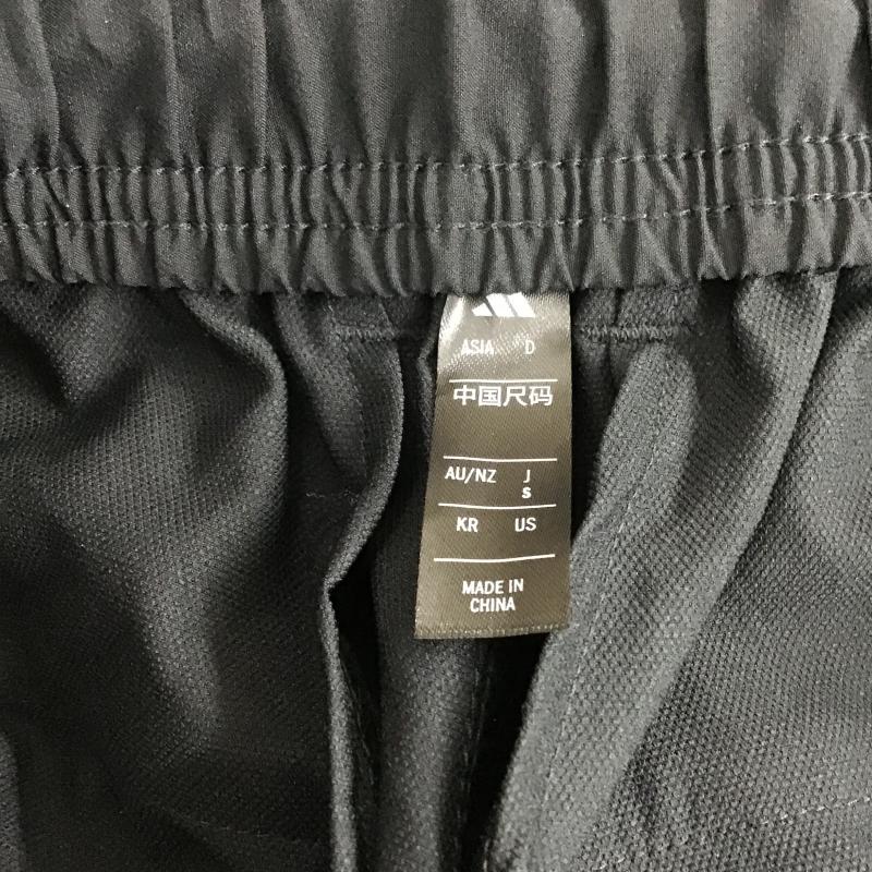 アディダス adidas パンツ ワークパンツ、ペインターパンツ ワイドパンツ カジュアルパンツ ワークパンツ ジャージ S ロゴ、文字 黒 / ブラック / black メンズ USED 古着 中古 10161098