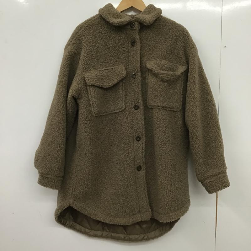 アースミュージックアンドエコロジー earth music&ecology コート コート一般 FREE 無地 茶 / ブラウン / brown レディース USED 古着 中古 10161100