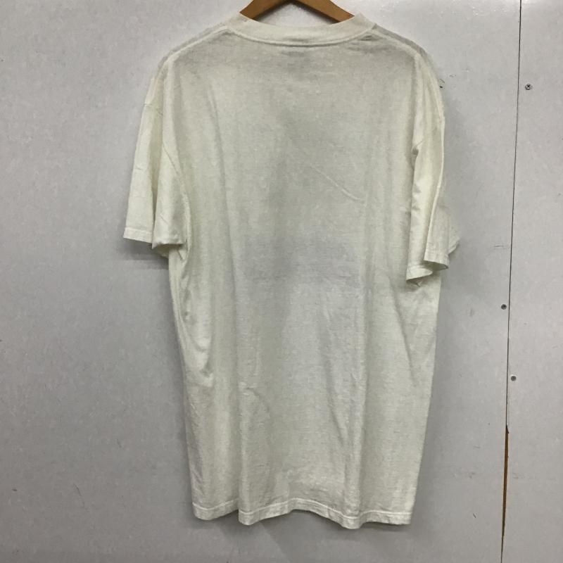 オニータ ONEITA Tシャツ 半袖 半袖カットソー プリントTシャツ クルーネックカットソー XL プリント 白 / ホワイト / white メンズ USED 古着 中古 10161101