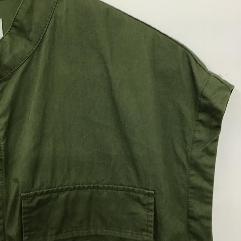 ディスコート Discoat ベスト ベスト FREE 無地 カーキ / カーキ / khaki レディース USED 古着 中古 10161102