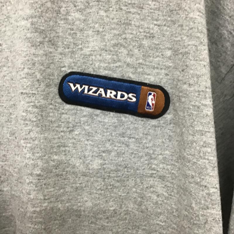ナイキ NIKE Tシャツ 半袖 半袖カットソー プリントTシャツ クルーネックカットソー L ロゴ、文字 灰 / グレー / gray メンズ USED 古着 中古 10161103