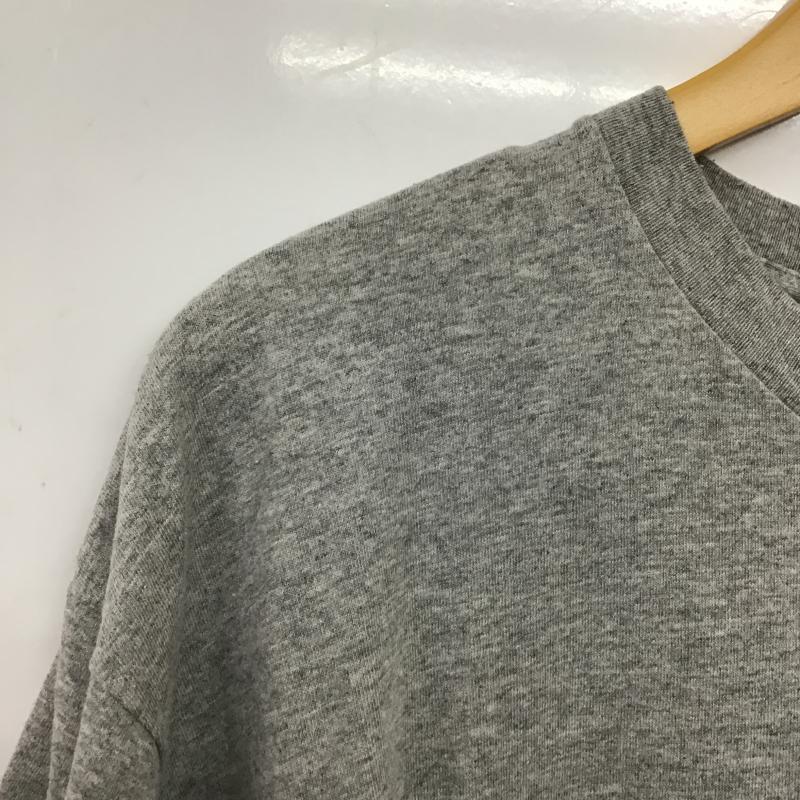 ナイキ NIKE Tシャツ 半袖 半袖カットソー プリントTシャツ クルーネックカットソー L ロゴ、文字 灰 / グレー / gray メンズ USED 古着 中古 10161103