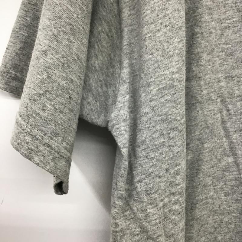 ナイキ NIKE Tシャツ 半袖 半袖カットソー プリントTシャツ クルーネックカットソー L ロゴ、文字 灰 / グレー / gray メンズ USED 古着 中古 10161103