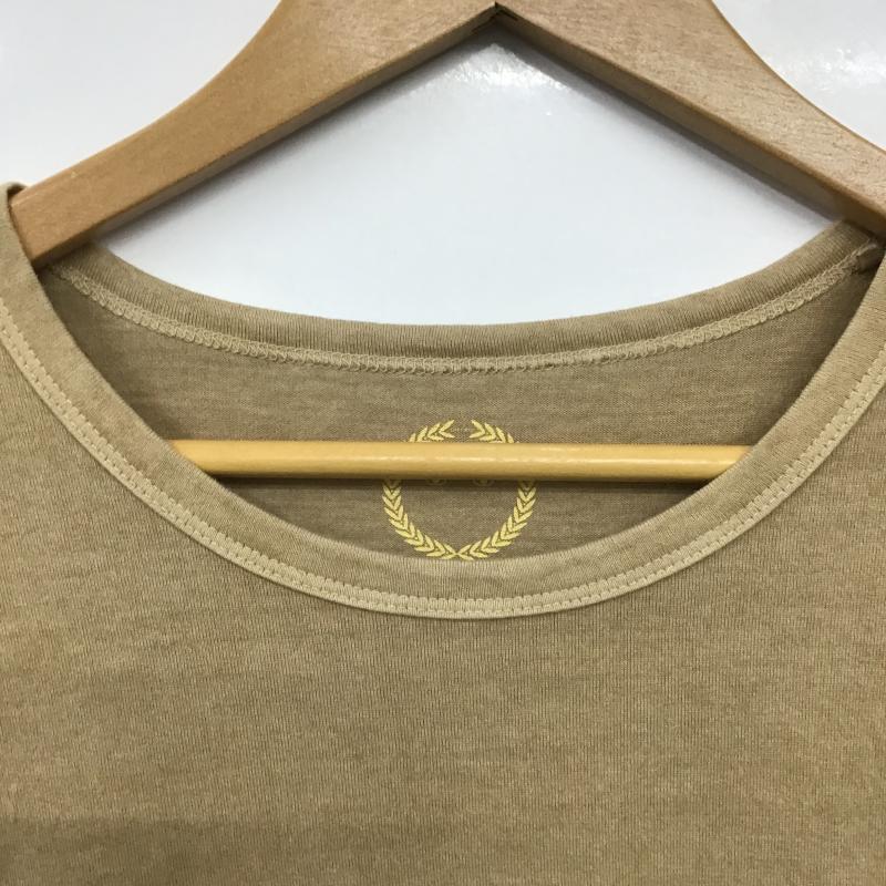 クローバル Cloveru Tシャツ 半袖 半袖カットソー プリントTシャツ クルーネックカットソー XXL プリント ベージュ / ベージュ / beige メンズ USED 古着 中古 10161105