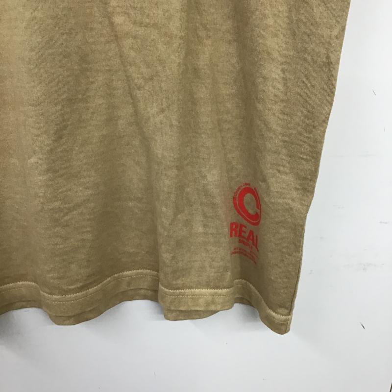 クローバル Cloveru Tシャツ 半袖 半袖カットソー プリントTシャツ クルーネックカットソー XXL プリント ベージュ / ベージュ / beige メンズ USED 古着 中古 10161105