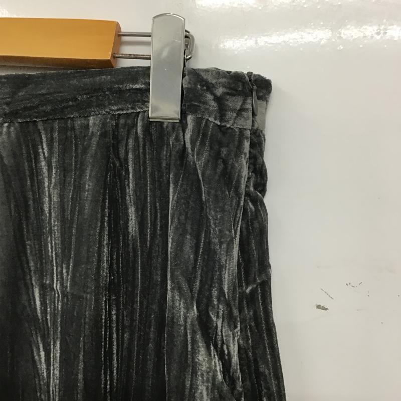 ザラ ZARA スカート ロングスカート L 無地 灰 / グレー / gray レディース USED 古着 中古 10161107