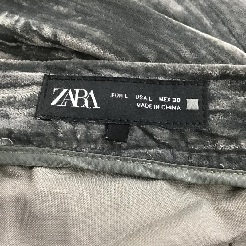 ザラ ZARA スカート ロングスカート L 無地 灰 / グレー / gray レディース USED 古着 中古 10161107