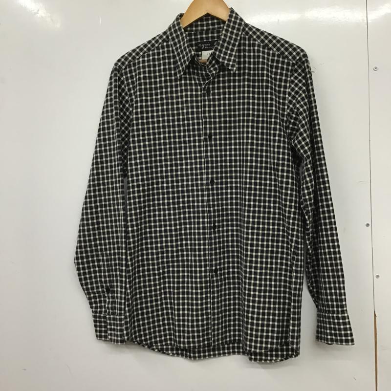 アニエスベーオム AGNESB.HOMME シャツ、ブラウス 長袖 長袖シャツ チェックシャツ カラーシャツ 3 チェック マルチカラー / マルチカラー / multicolor メンズ USED 古着 中古 10161109