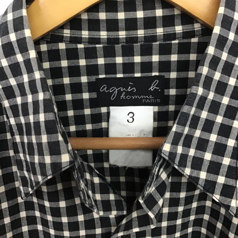 アニエスベーオム AGNESB.HOMME シャツ、ブラウス 長袖 長袖シャツ チェックシャツ カラーシャツ 3 チェック マルチカラー / マルチカラー / multicolor メンズ USED 古着 中古 10161109