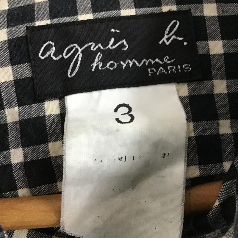 アニエスベーオム AGNESB.HOMME シャツ、ブラウス 長袖 長袖シャツ チェックシャツ カラーシャツ 3 チェック マルチカラー / マルチカラー / multicolor メンズ USED 古着 中古 10161109