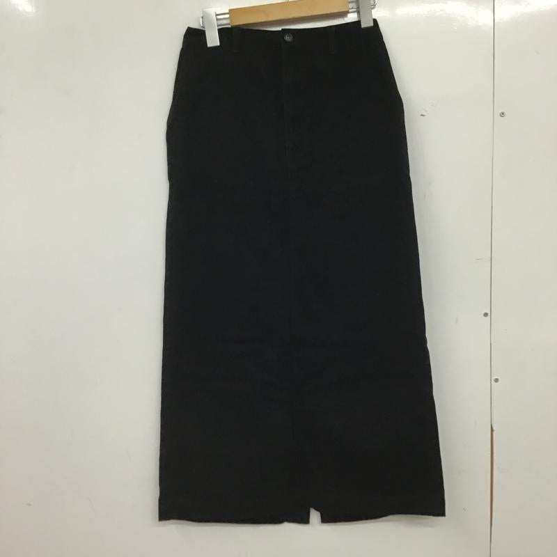 ニコアンド niko and... スカート ロングスカート M 無地 黒 / ブラック / black レディース USED 古着 中古 10161113