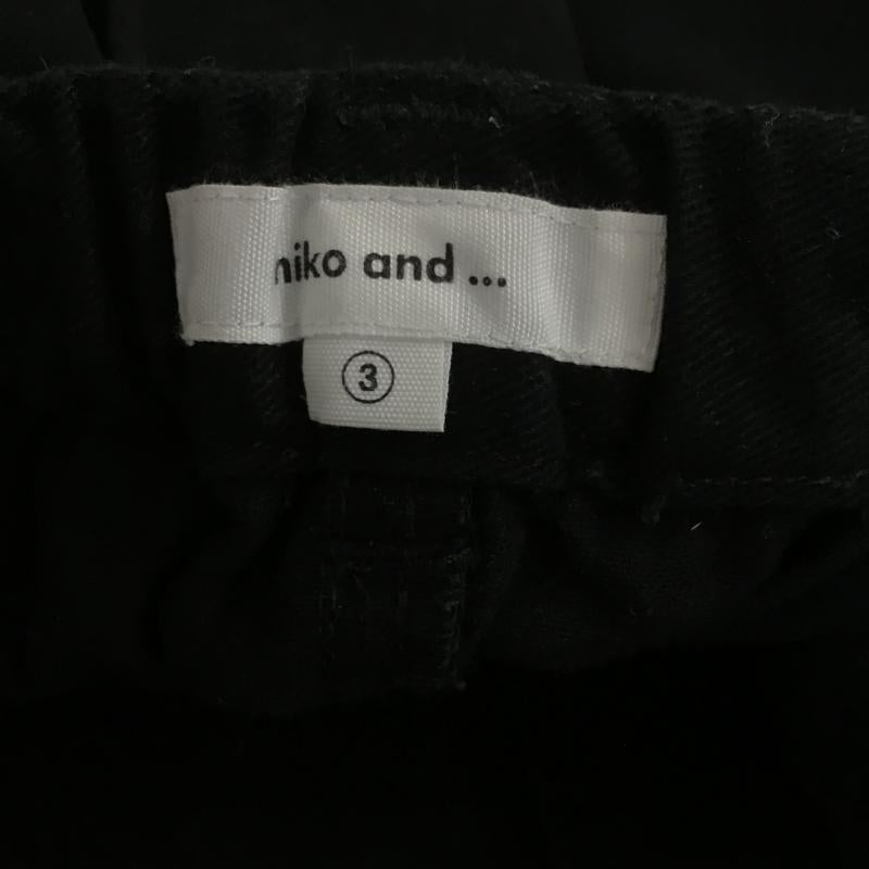 ニコアンド niko and... スカート ロングスカート M 無地 黒 / ブラック / black レディース USED 古着 中古 10161113