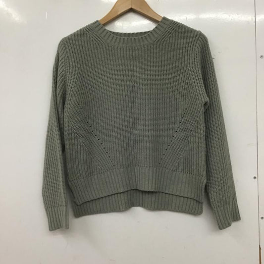 ローリーズファーム LOWRYS FARM ニット、セーター 長袖 M 無地 灰 / グレー / gray レディース USED 古着 中古 10161116
