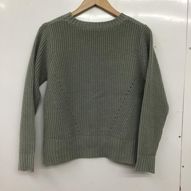 ローリーズファーム LOWRYS FARM ニット、セーター 長袖 M 無地 灰 / グレー / gray レディース USED 古着 中古 10161116