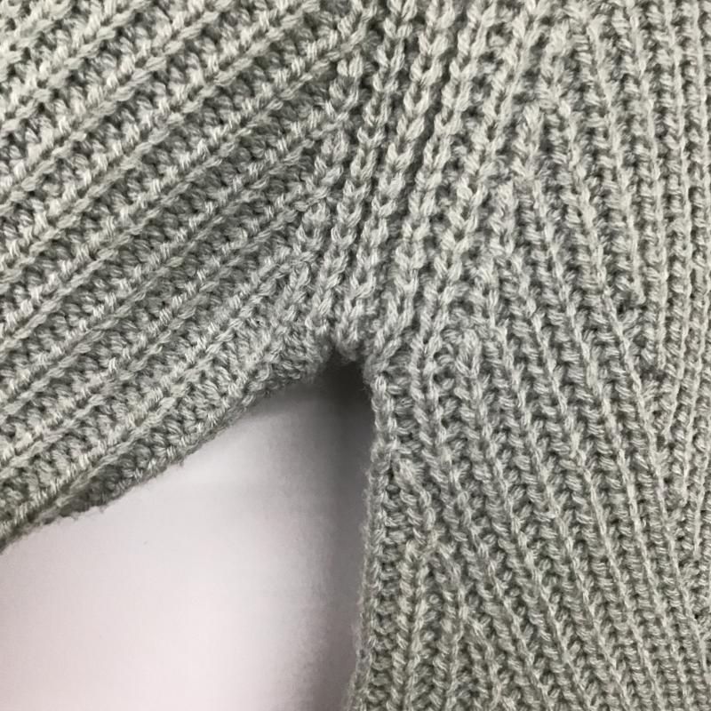 ローリーズファーム LOWRYS FARM ニット、セーター 長袖 M 無地 灰 / グレー / gray レディース USED 古着 中古 10161116