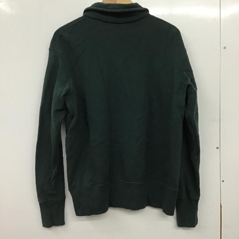 アメリカーナ AMERICANA トレーナー 長袖 ハーフジップ L 無地 緑 / グリーン / green レディース USED 古着 中古 10161118