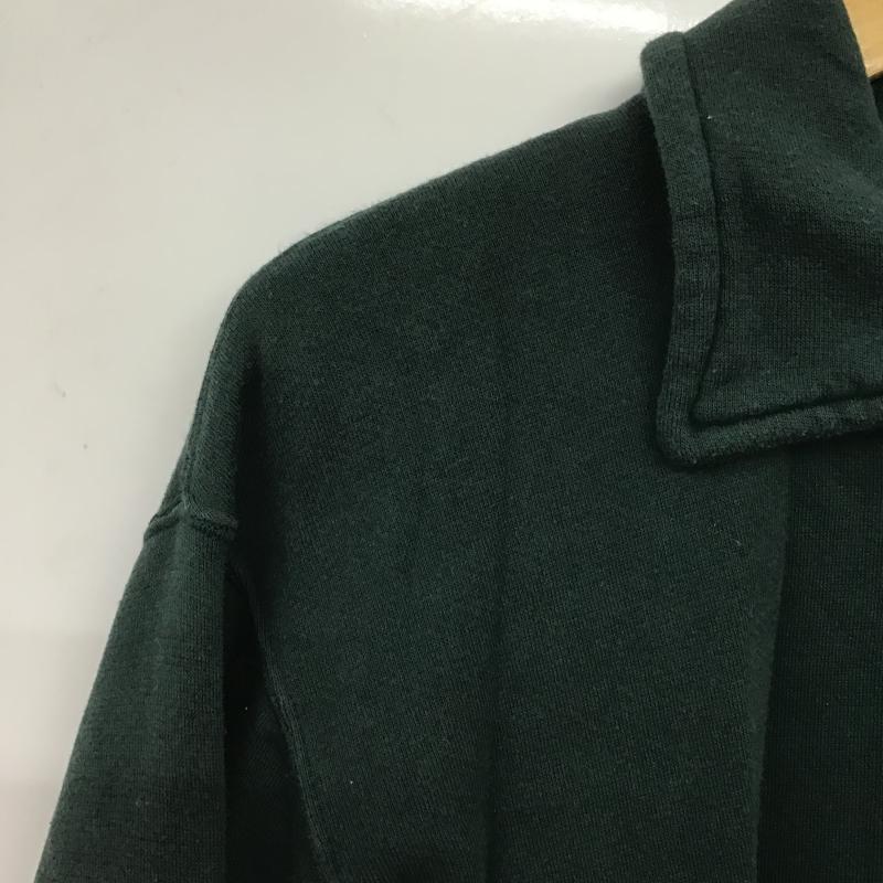 アメリカーナ AMERICANA トレーナー 長袖 ハーフジップ L 無地 緑 / グリーン / green レディース USED 古着 中古 10161118