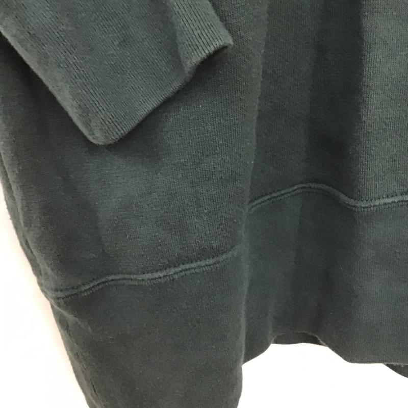 アメリカーナ AMERICANA トレーナー 長袖 ハーフジップ L 無地 緑 / グリーン / green レディース USED 古着 中古 10161118