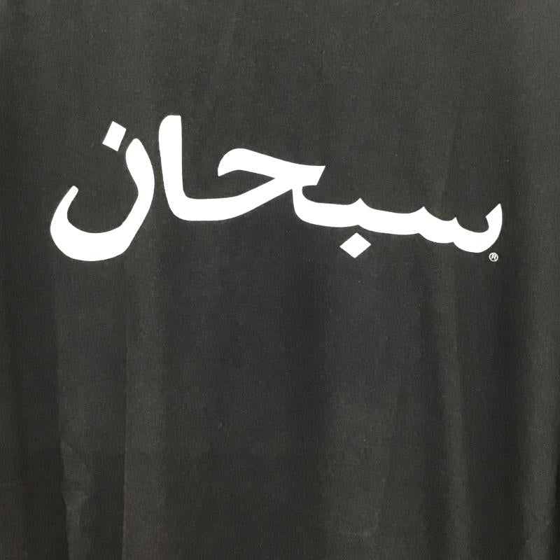 シュプリーム Supreme Tシャツ 半袖 半袖カットソー プリントTシャツ クルーネックカットソー XL ロゴ、文字 黒 / ブラック / black メンズ USED 古着 中古 10161119
