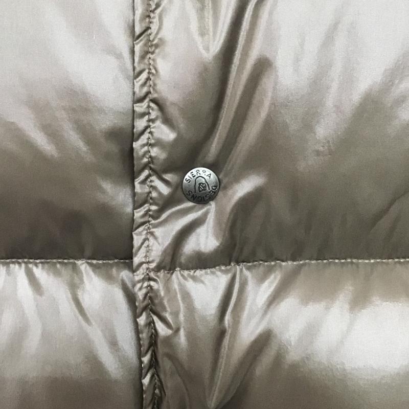 シェラデザイン SIERRA DESIGNS ベスト ベスト ダウンジャケット アウター フロントジャケット XXL 無地 茶 / ブラウン / brown メンズ USED 古着 中古 10161121